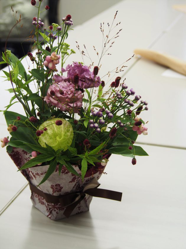 9月のレッスン 草花を活かす 初秋のアレンジ Sbs学苑 In The Pink 浜松 森のフラワーアレンジメント教室 フラワーギフト